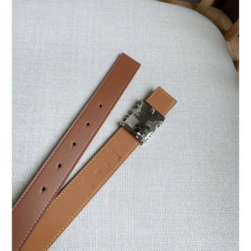 Loewe Leather Belts Luxury Design Fashion Original leather Genuine packaging width:2.8cm #A53998