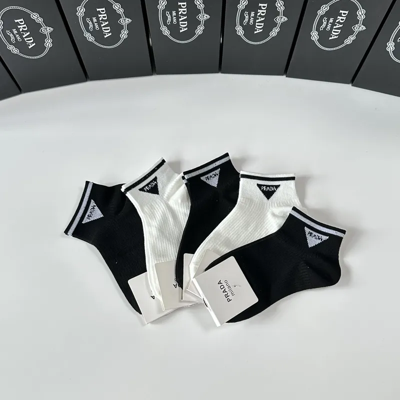 Prada socks Five pairs per box #A51587
