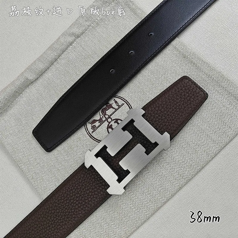 Hermes AAA+ Belts Luxury Design Fashion Original leather  Genuine packaging width:3.8cm #A53976