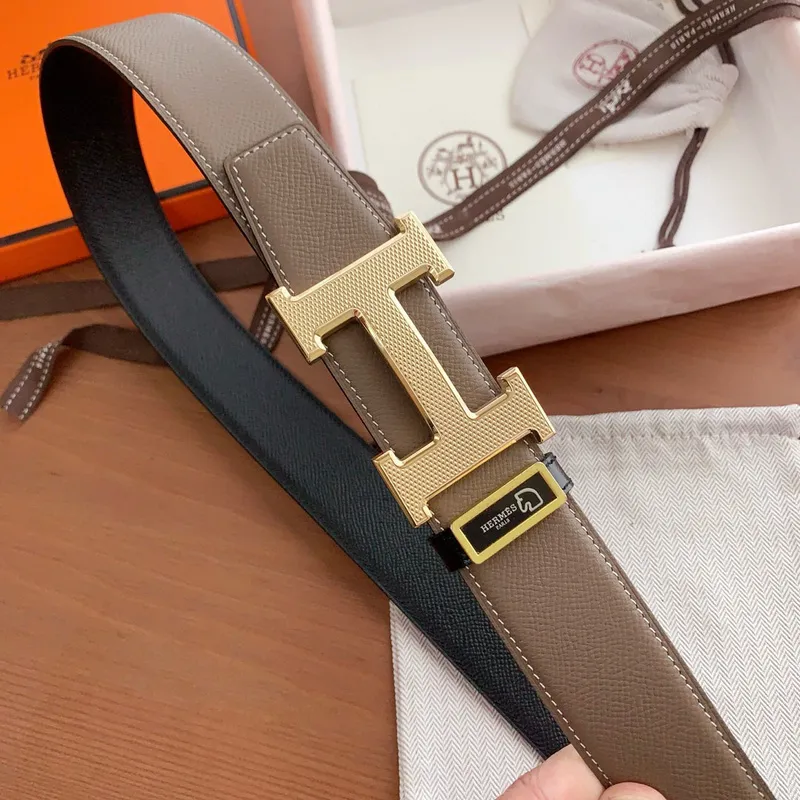 Hermes AAA+ Belts Luxury Design Fashion Original leather  Genuine packaging width:3.8cm #A53981