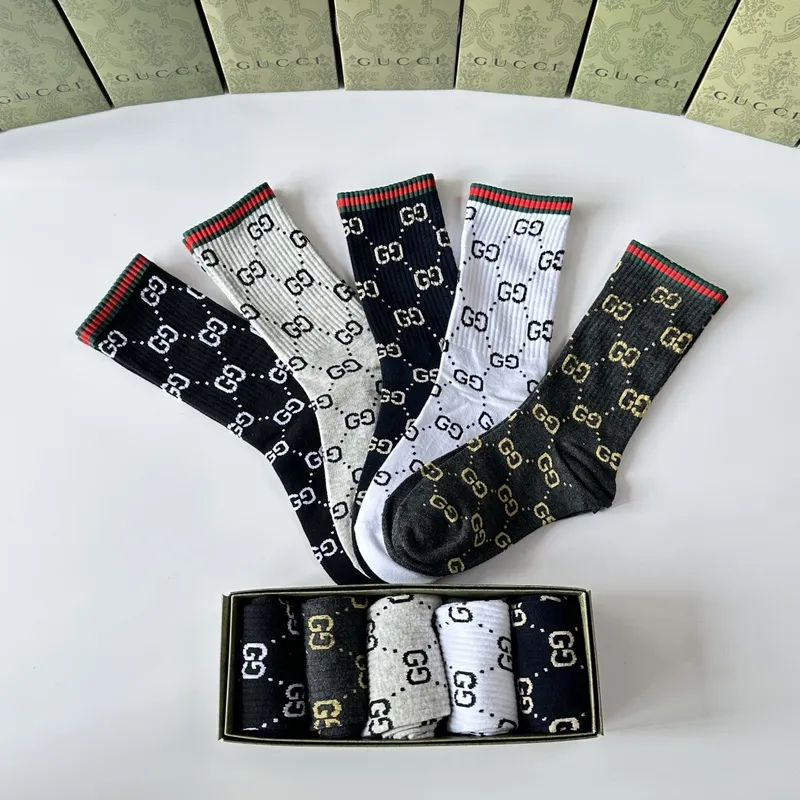 Gucci socks Five pairs per box #A51580