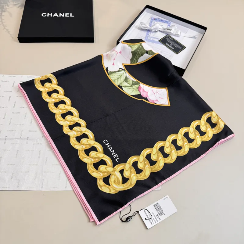 Chanel Designer Style Neck Scarves  Silk Scarves  Shawls  scarf #A63039