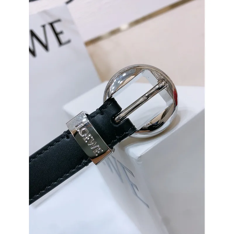 Loewe Leather Belts Luxury Design Fashion Original leather Genuine packaging width:2.0cm #A53996