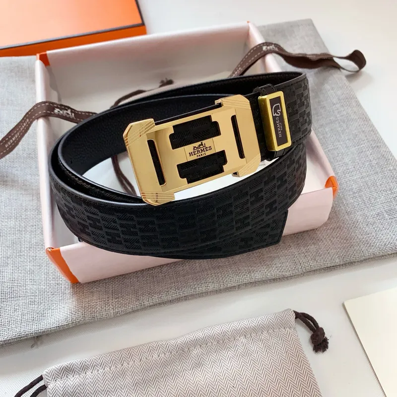 Luxury Design Fashion Original leather Hermes AAA+ Belts Genuine packaging width:3.8cm #A53960