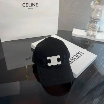 CELINE Hat Black #A48160