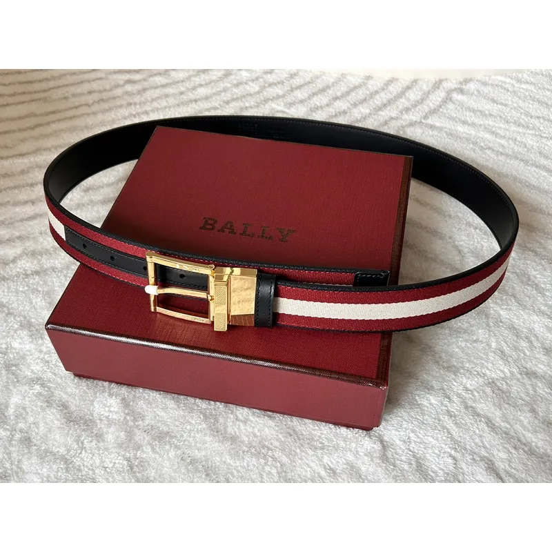 BALLY AAA+ belts width:3.5cm#A51449 BALLY AAA+ belts width:3.5cm#A51449