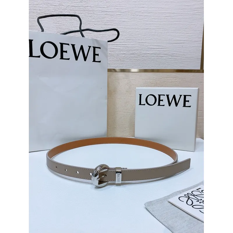 Loewe Leather Belts Luxury Design Fashion Original leather Genuine packaging width:2.0cm #A53996