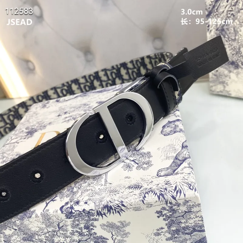 D-ior AAA+ Leather belts for Men W3.5cm #999931602 D-ior AAA+ Leather belts for Men W3.5cm #999931602