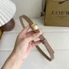 Loewe Leather Belts Luxury Design Fashion Original leather Genuine packaging width:1.5cm #A53999