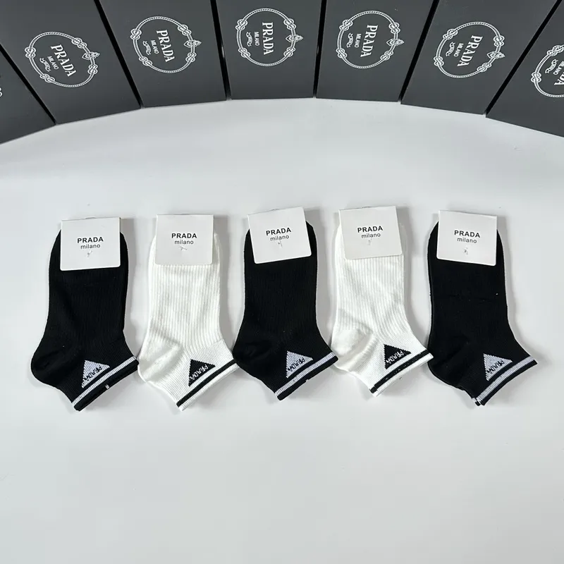 Prada socks Five pairs per box #A51587