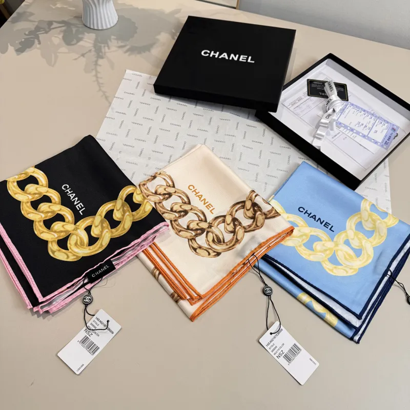 Chanel Designer Style Neck Scarves  Silk Scarves  Shawls  scarf #A63039