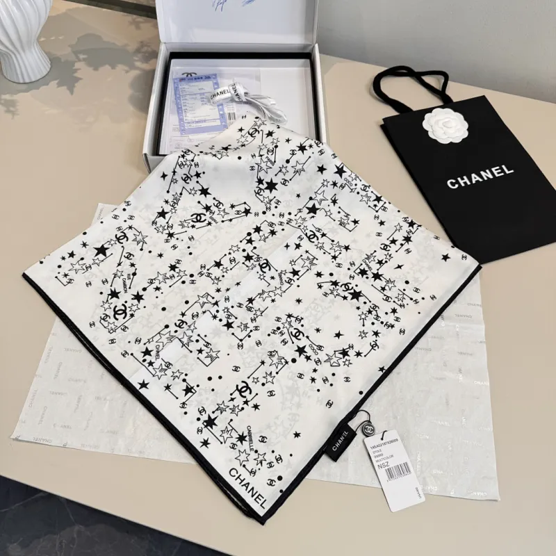 Chanel Designer Style Neck Scarves  Silk Scarves  Shawls  scarf #A63037