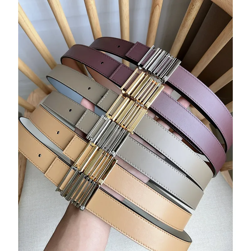 Loewe Leather Belts Luxury Design Fashion Original leather Genuine packaging width:2.8cm #A53997