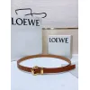 Loewe Leather Belts Luxury Design Fashion Original leather Genuine packaging width:2.0cm #A53996