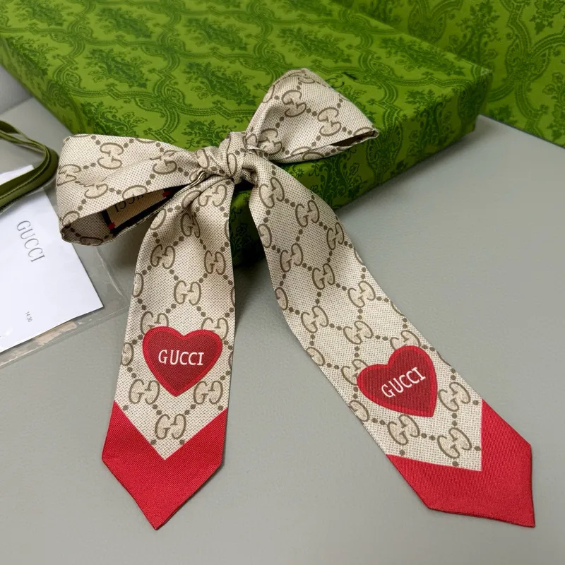 Gucci Scarf Small scarf decorate the bag scarf strap #A48603 Gucci Scarf Small scarf decorate the bag scarf strap #A48603