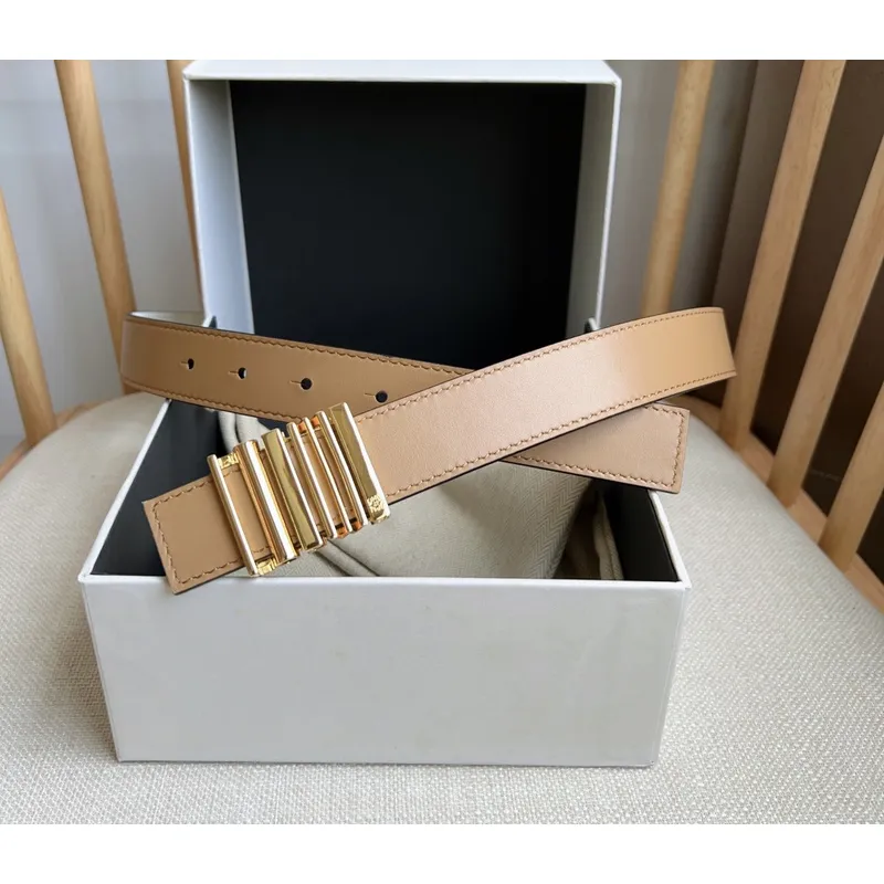 Loewe Leather Belts Luxury Design Fashion Original leather Genuine packaging width:2.8cm #A53997
