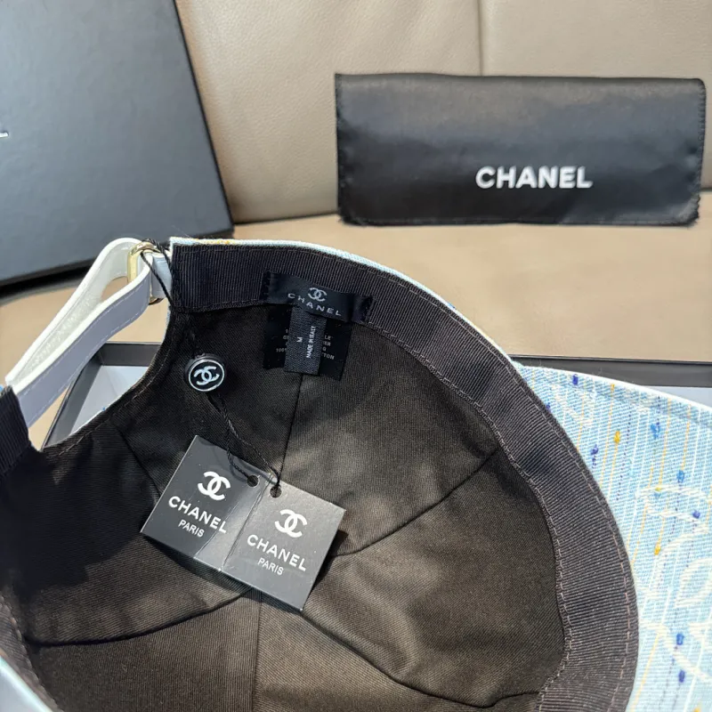 Chanel Printed and embroidered Caps&Hats #A62731 Chanel Printed and embroidered Caps&Hats #A62731