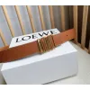 Loewe Leather Belts Luxury Design Fashion Original leather Genuine packaging width:2.8cm #A53998