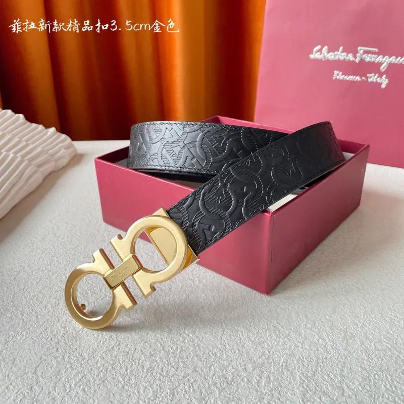 Farregemo AAA+ Leather Belts Wide 3.5cm #A33408