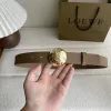 Loewe Leather Belts Luxury Design Fashion Original leather Genuine packaging width:3.2cm #A54001