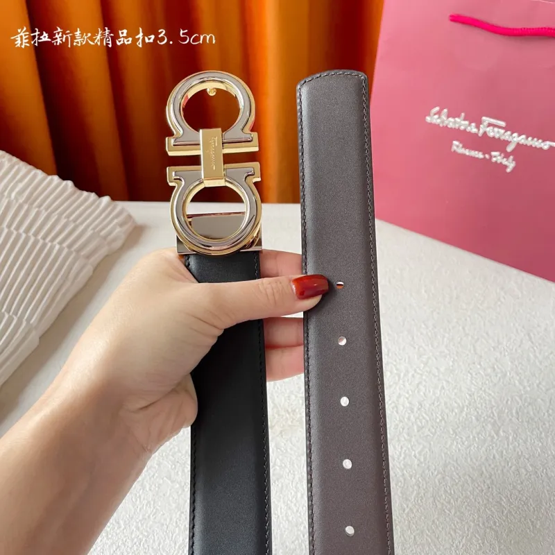 Farregemo AAA+ Leather Belts Wide 3.5cm #A33409