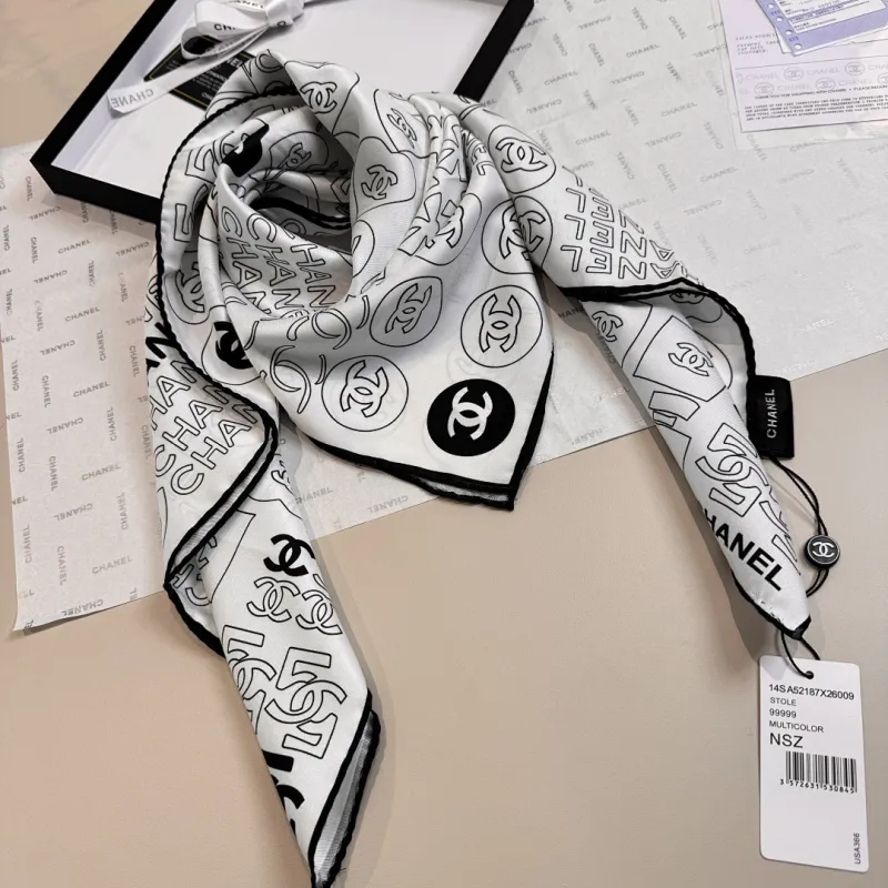 Chanel Designer Style Neck Scarves  Silk Scarves  Shawls  scarf #A63046