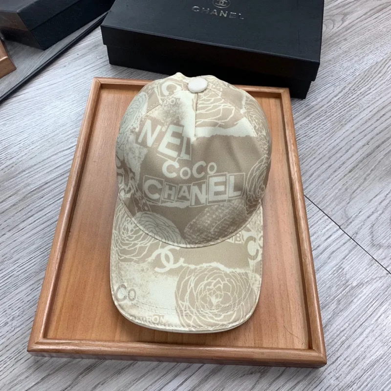 Chanel Printed and embroidered Caps&Hats #A62734 Chanel Printed and embroidered Caps&Hats #A62734