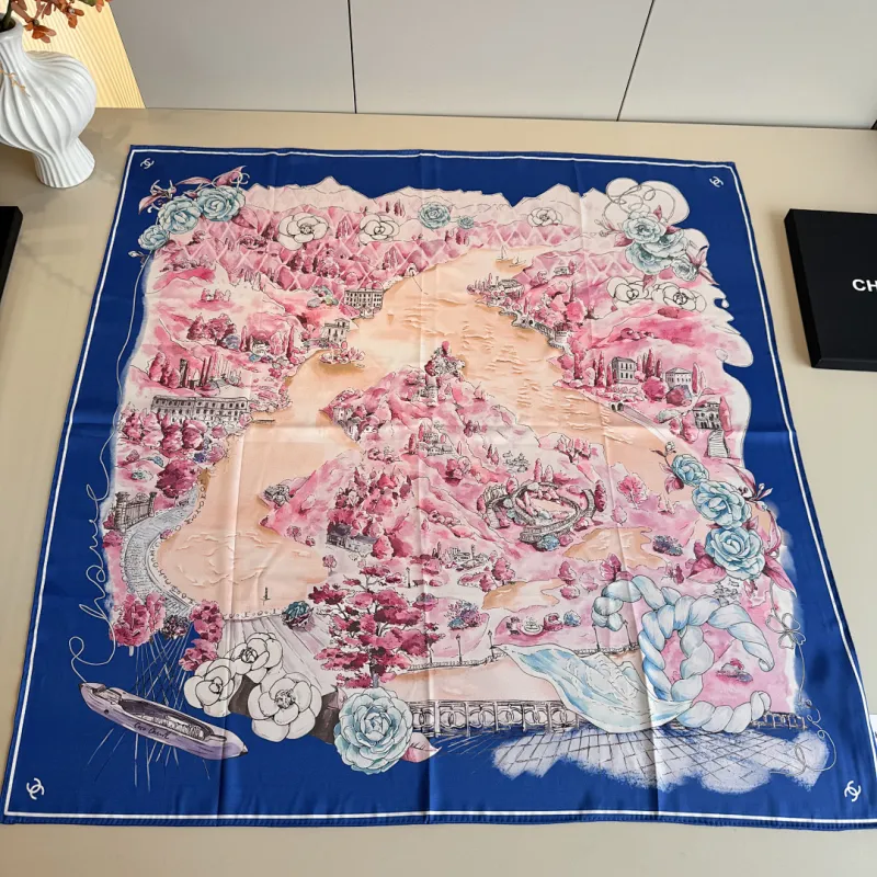 Chanel Designer Style Neck Scarves  Silk Scarves  Shawls  scarf #A63047