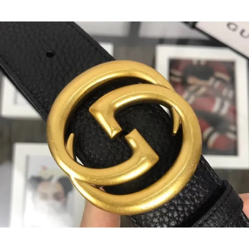 Gucci 1:1 GG 2.0cm New classic embossed leather belt  for women #9121713