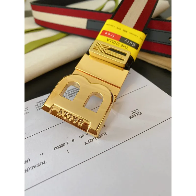 BALLY AAA+ belts width:3.4cm#A51469