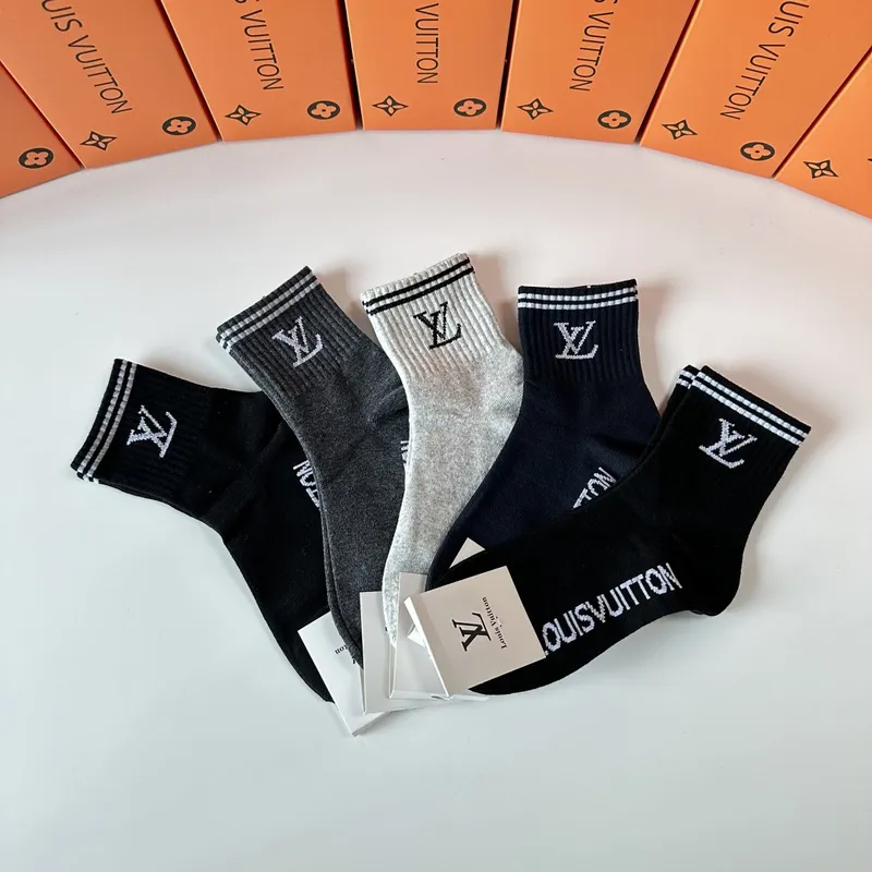 Louis Vuitton socks Five pairs per box #A51576