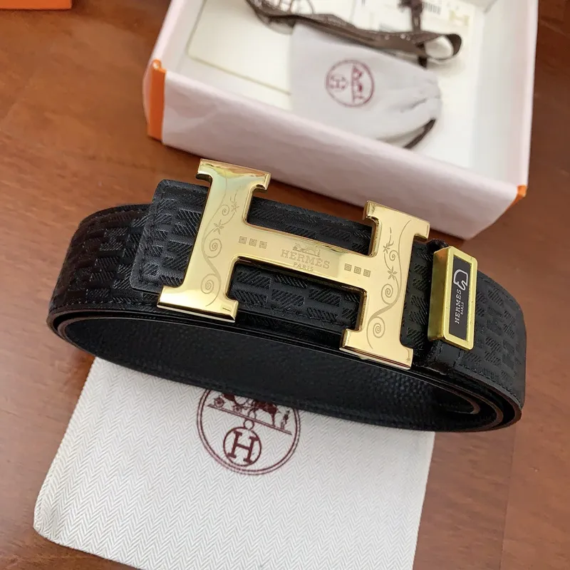 Hermes AAA+ Belts Luxury Design Fashion Original leather  Genuine packaging width:3.8cm #A53982