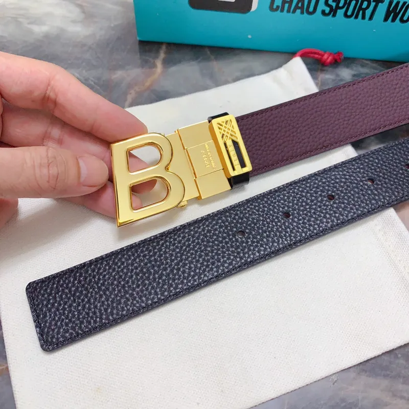 BALLY AAA+ belts Luxury Leather Belts Smooth Buckle Designer Belt width:3.4cm #A54012 BALLY AAA+ belts Luxury Leather Belts Smooth Buckle Designer Belt width:3.4cm #A54012