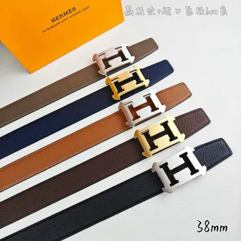 Hermes AAA+ Belts Luxury Design Fashion Original leather  Genuine packaging width:3.8cm #A53976