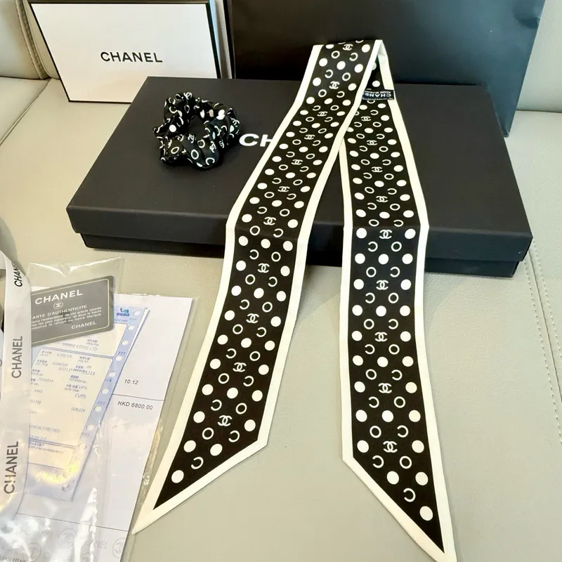 Chanel Scarf Small scarf decorate the bag scarf strap #A48585 Chanel Scarf Small scarf decorate the bag scarf strap #A48585