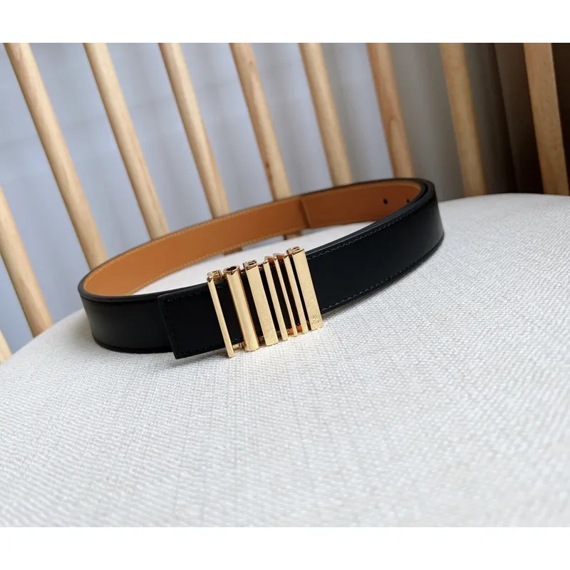 Loewe Leather Belts Luxury Design Fashion Original leather Genuine packaging width:2.8cm #A53998