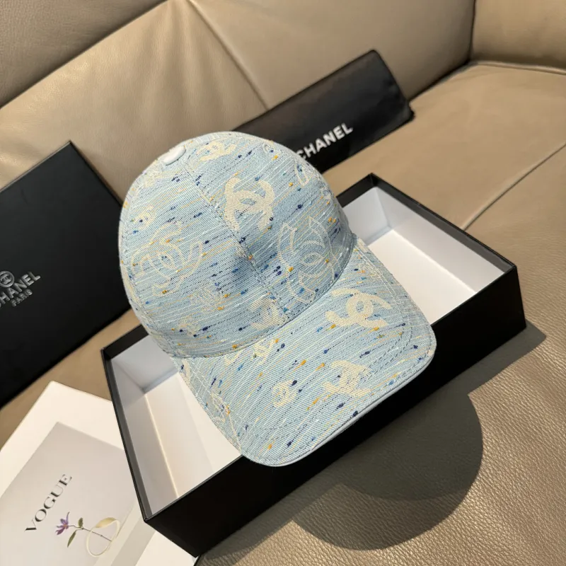 Chanel Printed and embroidered Caps&Hats #A62731 Chanel Printed and embroidered Caps&Hats #A62731