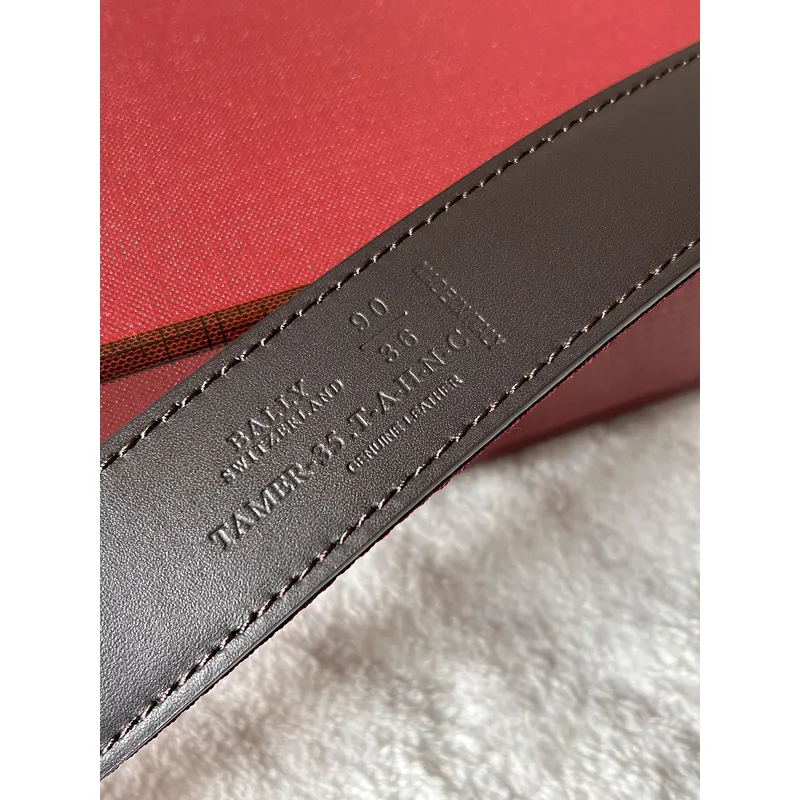 BALLY AAA+ belts width:3.5cm #A51451
