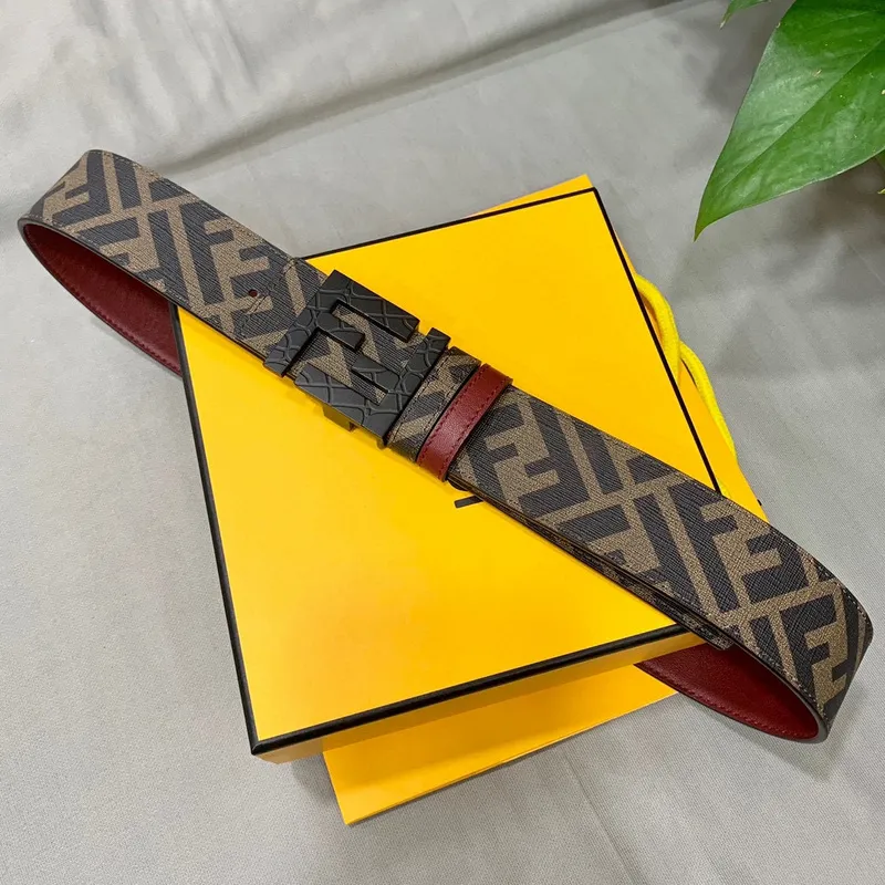 Fendi AAA+ Belts Cuoio Romano Width:4.0cm #A48494 Fendi AAA+ Belts Cuoio Romano Width:4.0cm #A48494