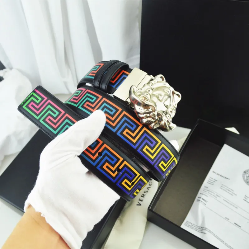 Versace AAA+ Leather Belts Wide 3cm #A33401 Versace AAA+ Leather Belts Wide 3cm #A33401
