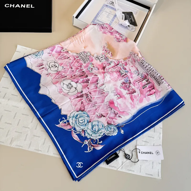 Chanel Designer Style Neck Scarves  Silk Scarves  Shawls  scarf #A63047