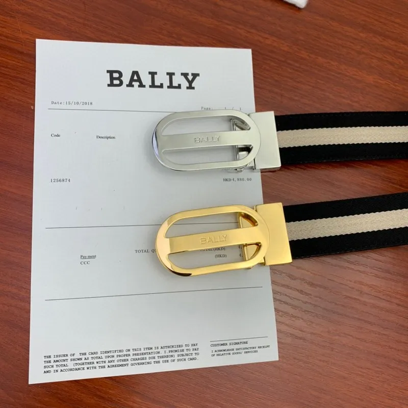 BALLY AAA+ belts width:3.4cm#A51447