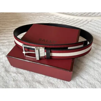 BALLY AAA+ belts width:3.5cm#A51449