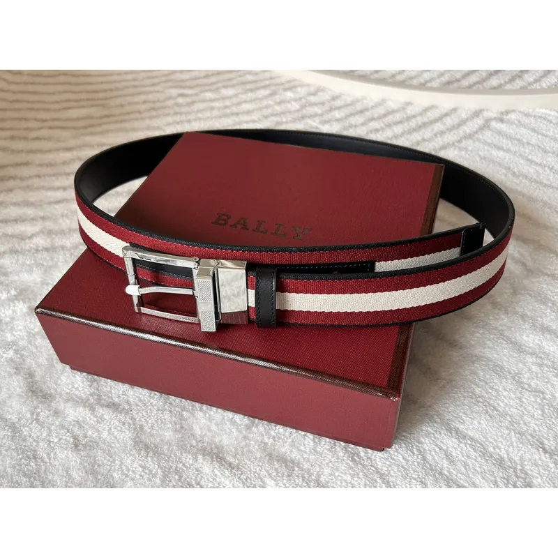 BALLY AAA+ belts width:3.5cm#A51449 BALLY AAA+ belts width:3.5cm#A51449