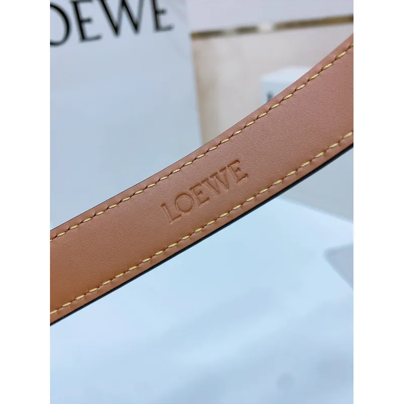 Loewe Leather Belts Luxury Design Fashion Original leather Genuine packaging width:2.0cm #A53996