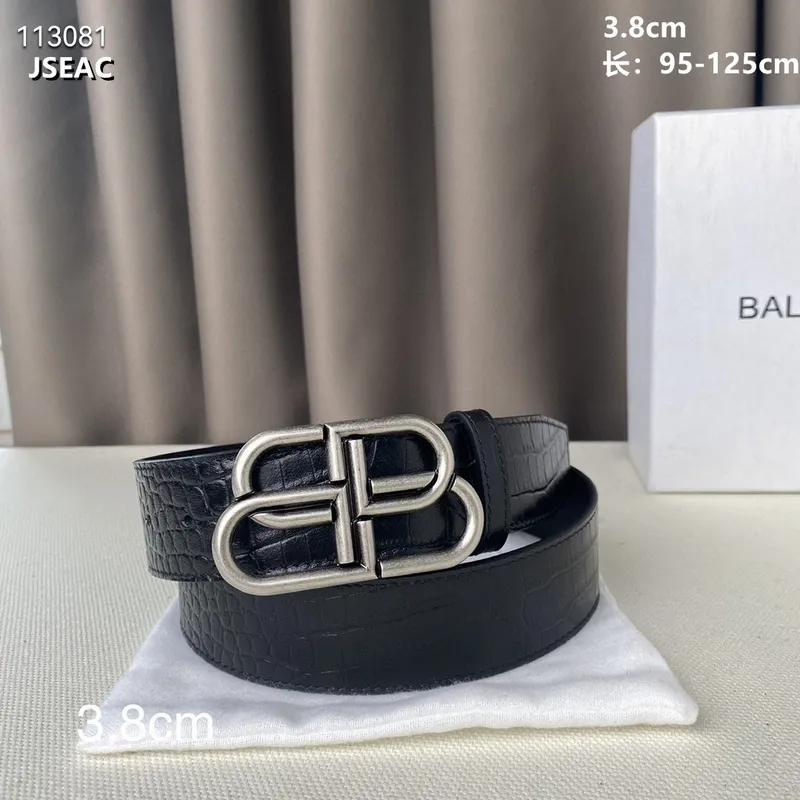 Balenciaga W3.8cm AAA+ Leather Belts #999930804