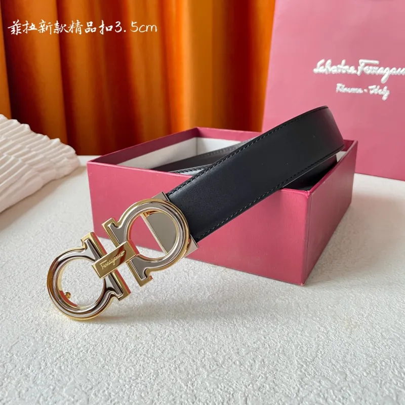Farregemo AAA+ Leather Belts Wide 3.5cm #A33409