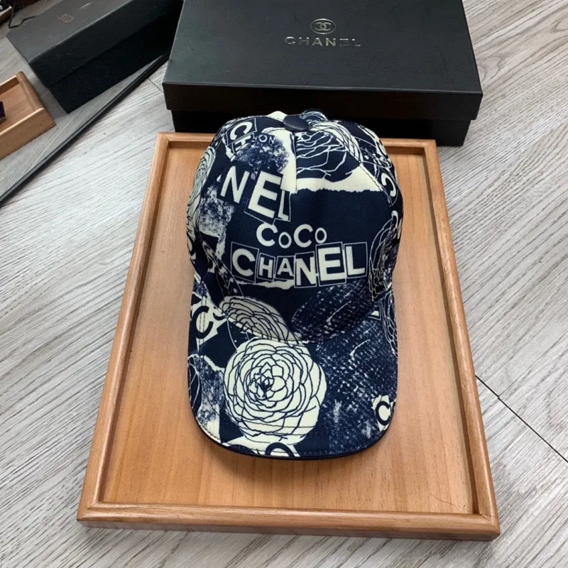 Chanel Printed and embroidered Caps&Hats #A62734 Chanel Printed and embroidered Caps&Hats #A62734