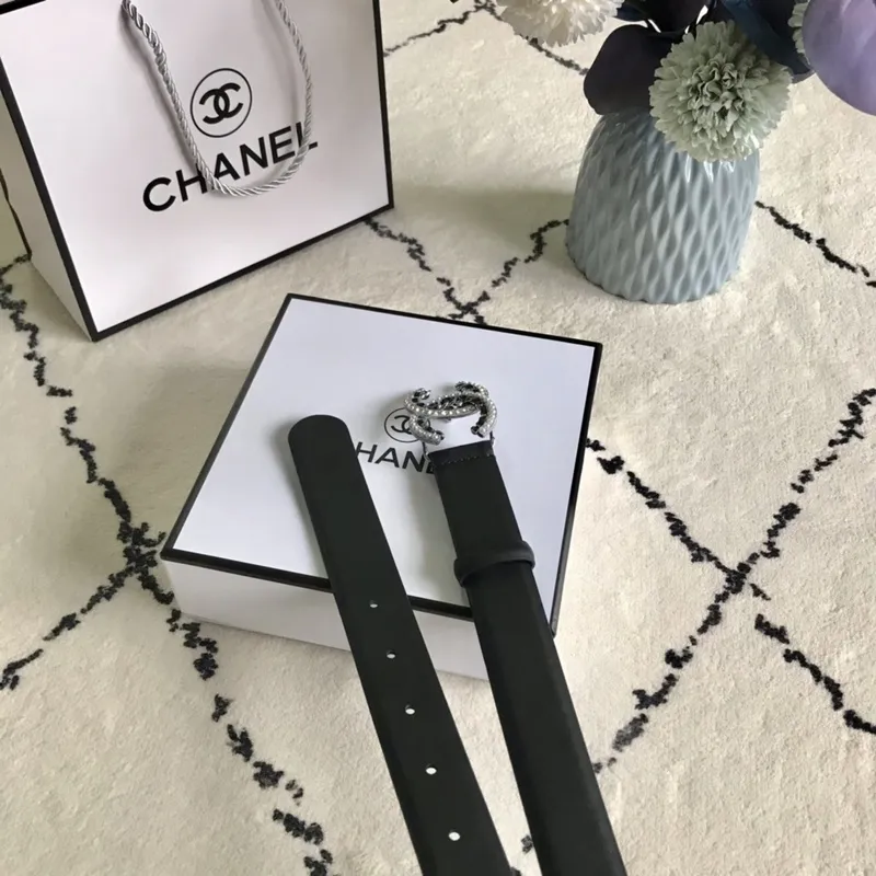 Women Chanel AAA+ Belts 3.0CM #99905605 Women Chanel AAA+ Belts 3.0CM #99905605