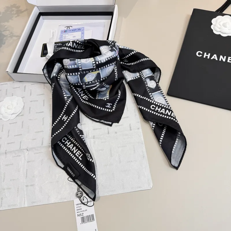 Chanel Designer Style Neck Scarves  Silk Scarves  Shawls  scarf #A63048